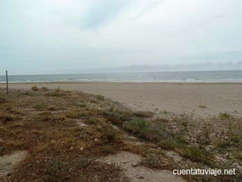 Playa en Alcossebre, Costa del Azahar.